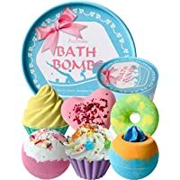 Los mejores  - Bombas de Baño- Aofmee Bomba de Baño Set de Regalo- Sales de Baño Relajantes y Espuma- Bolas Baño Efervescentes- Regalo…